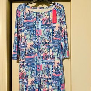 NWT Large Lilly Pulitzer Sophie Dress in Yeah Buoy